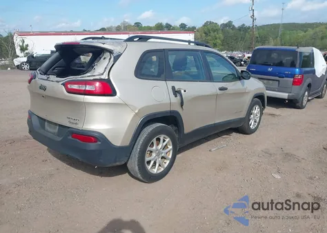 2015 Jeep Cherokee Sport из США, поврежденный, VIN 1C4PJLAB7FW732855